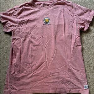 Life is Good Pink ‘Flower Child’ T-Shirt